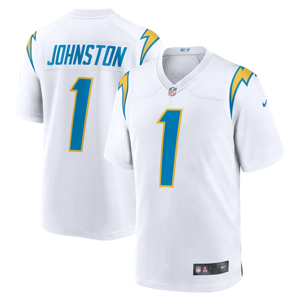 Quentin Johnston 1 Los Angeles Chargers Away Game Men Jersey - White