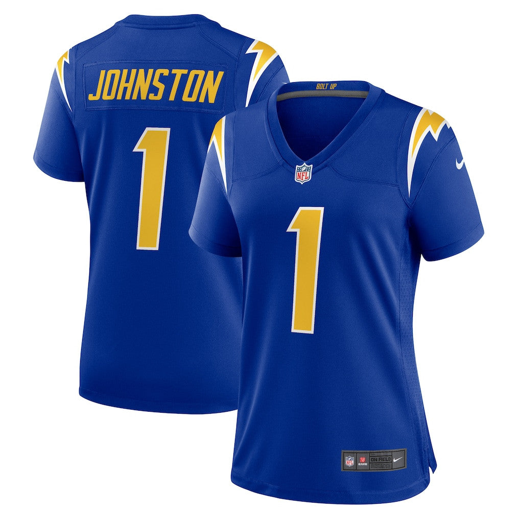 Quentin Johnston 1 Los Angeles Chargers Women's Alternate Game Jersey - Royal