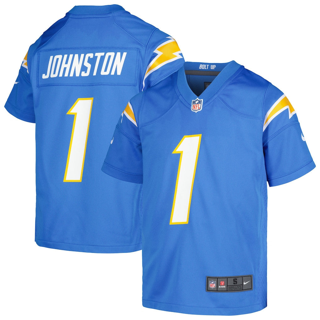 Quentin Johnston 1 Los Angeles Chargers Game YOUTH Jersey - Powder Blue