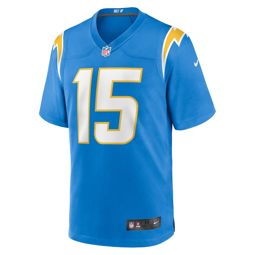 Ladd McConkey 15 Los Angeles Chargers Player Game Men Jersey - Powder Blue