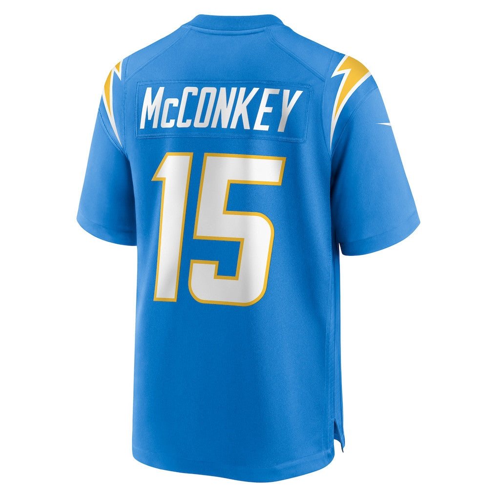 Ladd McConkey 15 Los Angeles Chargers Player Game Men Jersey - Powder Blue