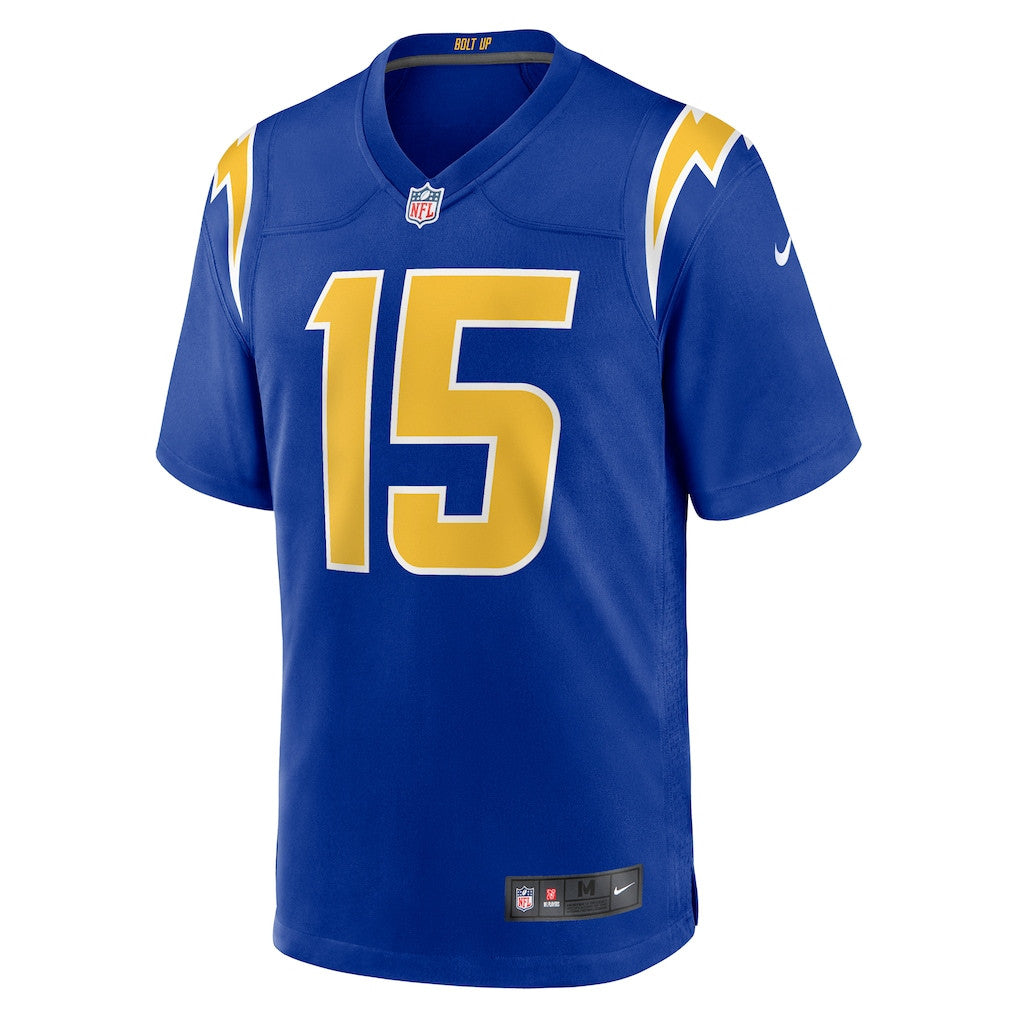 Ladd McConkey 15 Los Angeles Chargers Alternate Game Men Jersey - Royal