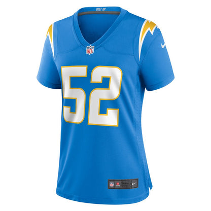 Khalil Mack 52 Los Angeles Chargers Women's Player Jersey - Powder Blue
