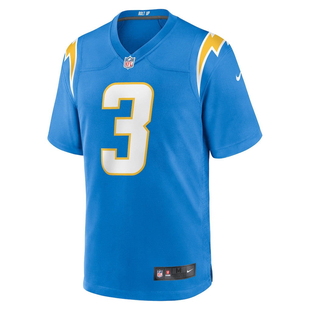 Derwin James Jr. 3 Los Angeles Chargers Game Men Jersey - Powder Blue