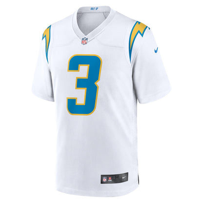 Derwin James Jr. 3 Los Angeles Chargers Game Men Jersey - White