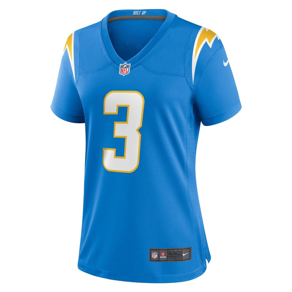 Derwin James Jr. 3 Los Angeles Chargers Women's Player Jersey - Powder Blue