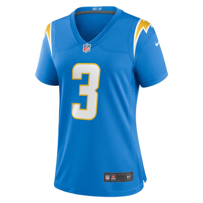 Derwin James Jr. 3 Los Angeles Chargers Women's Player Jersey - Powder Blue