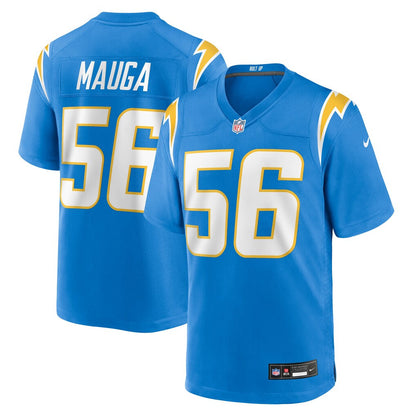 Kanai Mauga 56 Los Angeles Chargers Team Game Men Jersey - Powder Blue