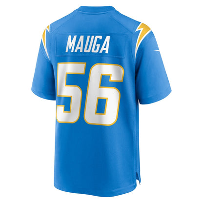 Kanai Mauga 56 Los Angeles Chargers Team Game Men Jersey - Powder Blue
