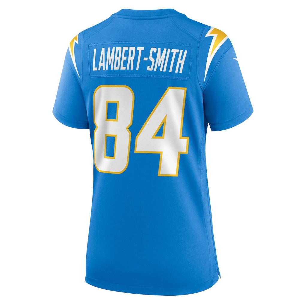 KeAndre Lambert-Smith 84 Los Angeles Chargers Women's Team Game Jersey - Powder Blue
