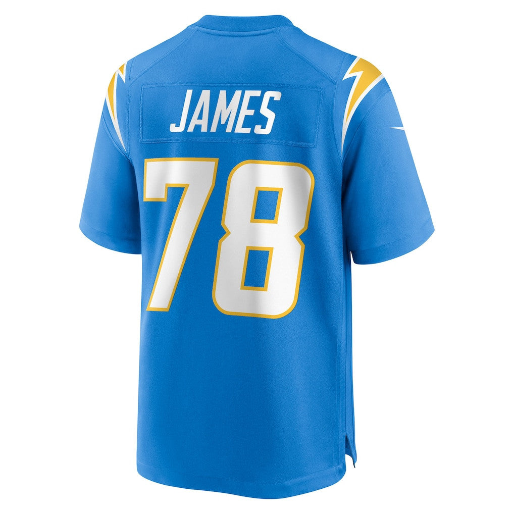 Andre James 78 Los Angeles Chargers Team Game Men Jersey - Powder Blue