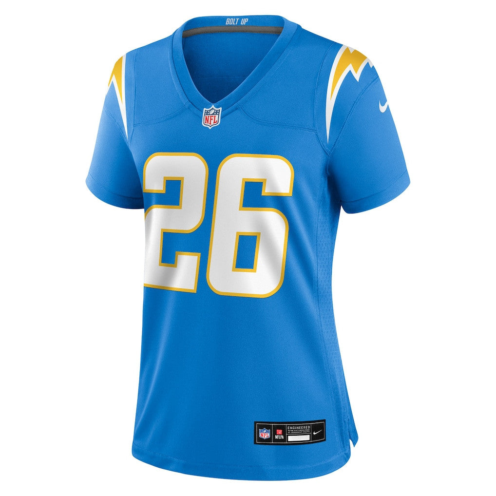Donte Jackson 26 Los Angeles Chargers Women's Team Game Jersey - Powder Blue