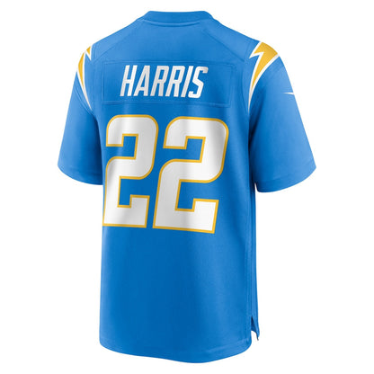 Najee Harris 22 Los Angeles Chargers Team Game Men Jersey - Powder Blue