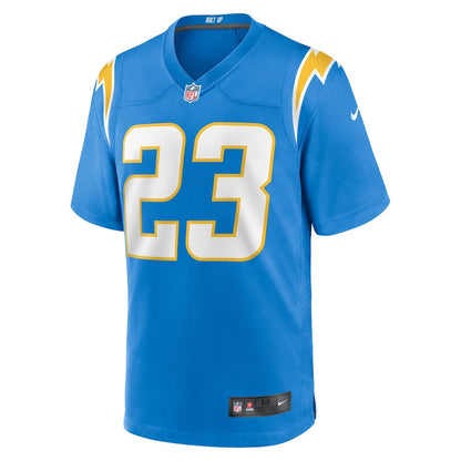 Tony Jefferson 23 Los Angeles Chargers Team Game Men Jersey - Powder Blue