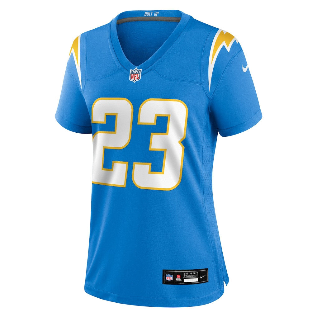 Tony Jefferson 23 Los Angeles Chargers Women's Team Game Jersey - Powder Blue