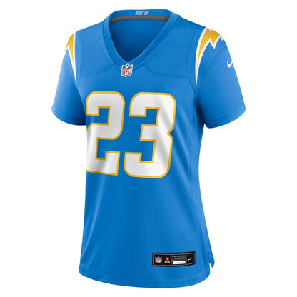 Tony Jefferson 23 Los Angeles Chargers Women's Team Game Jersey - Powder Blue