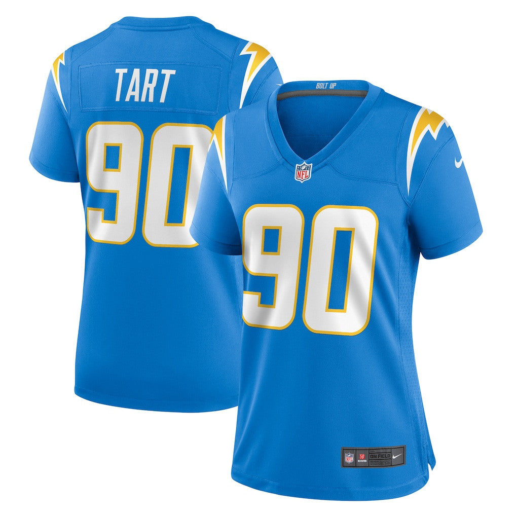 Teair Tart 90 Los Angeles Chargers Women's Team Game Jersey - Powder Blue