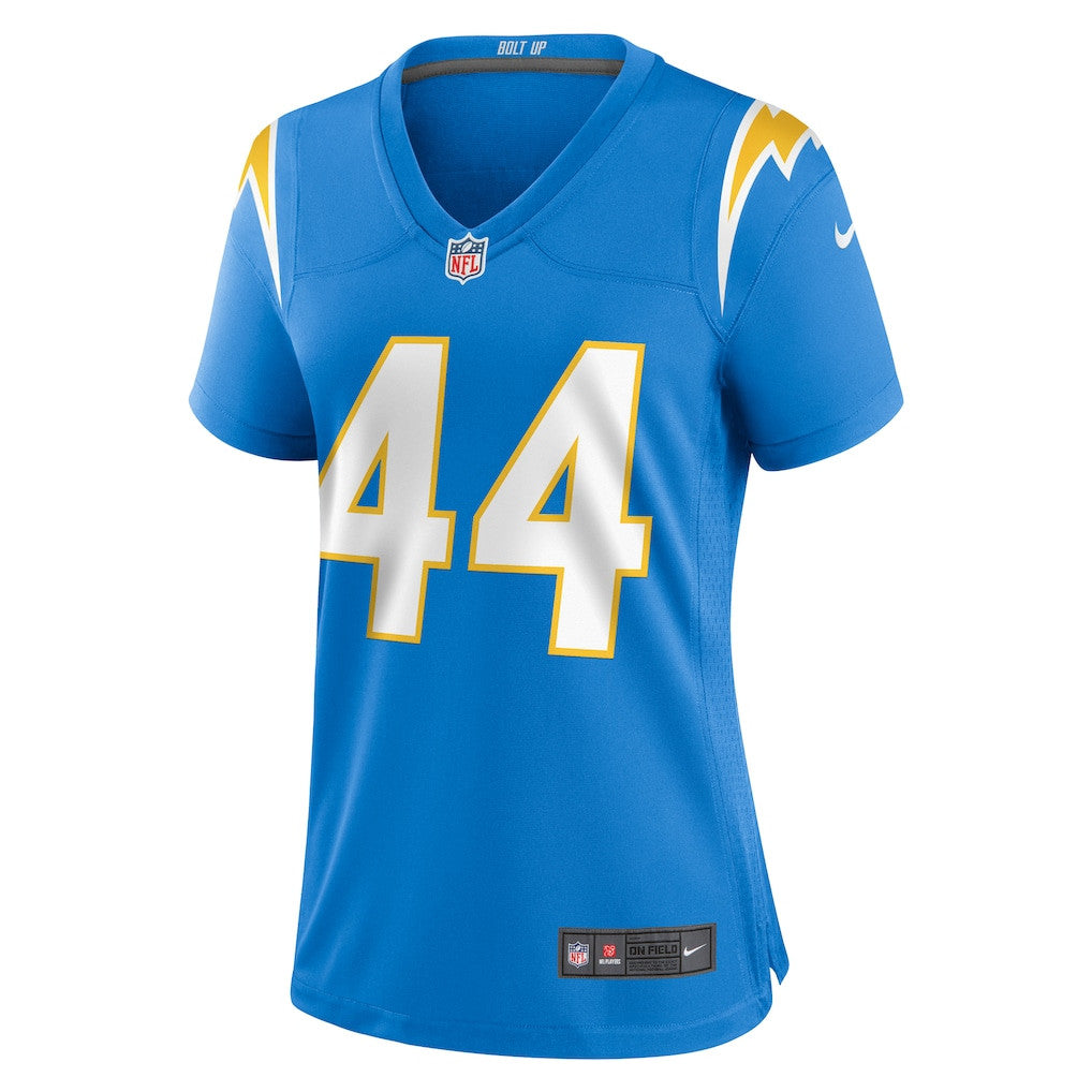 Scott Matlock 44 Los Angeles Chargers Women's Team Game Jersey - Powder Blue
