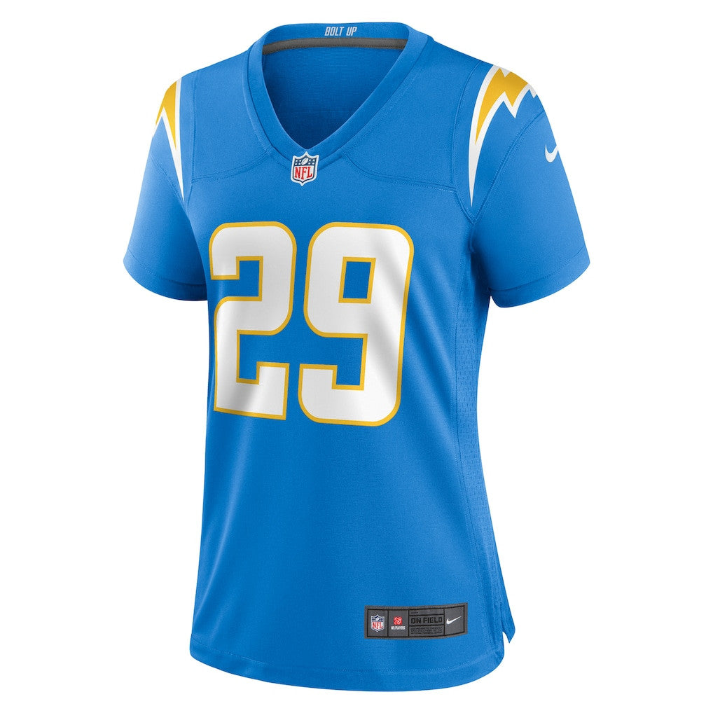 Tarheeb Still 29 Los Angeles Chargers Women's Team Game Jersey - Powder Blue