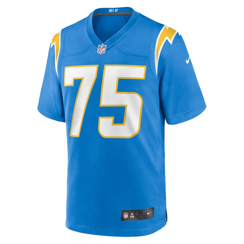 Bradley Bozeman 75 Los Angeles Chargers Team Game Men Jersey - Powder Blue