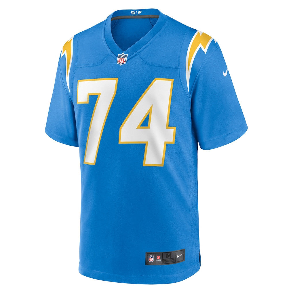 Matt Kaskey 74 Los Angeles Chargers Team Game Men Jersey - Powder Blue