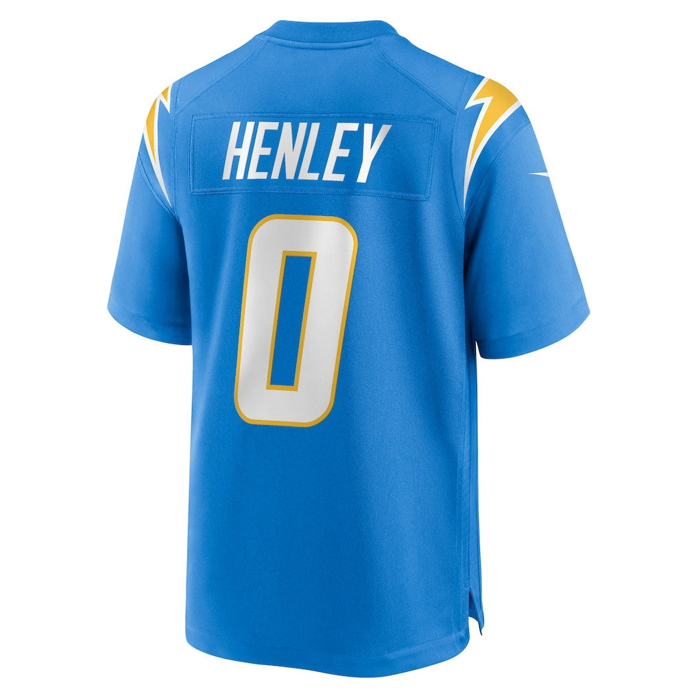 Daiyan Henley 0 Los Angeles Chargers Team Game Men Jersey - Powder Blue