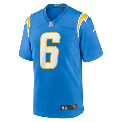 Eric Kendricks 6 Los Angeles Chargers Team Game Men Jersey - Powder Blue