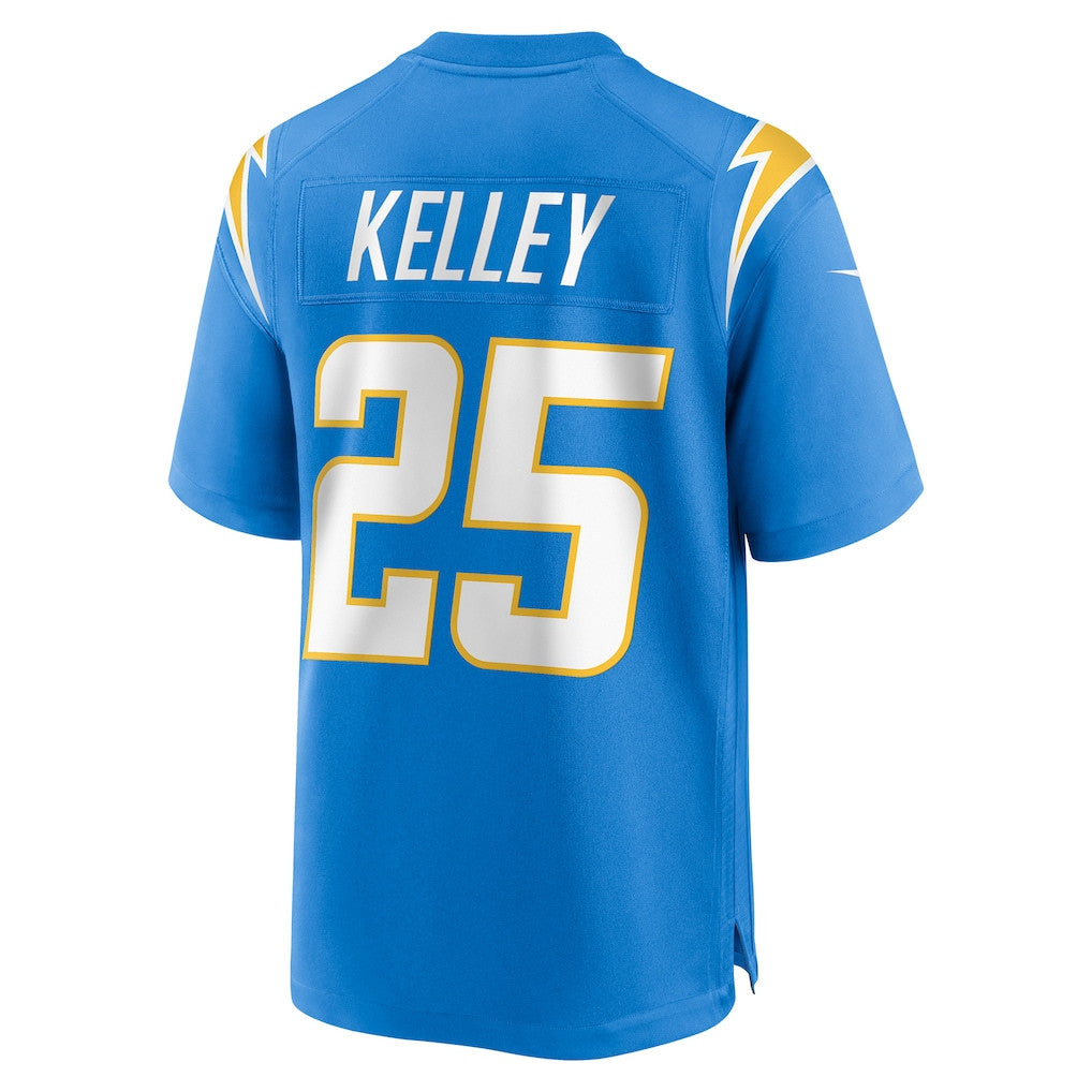Joshua Kelley 25 Los Angeles Chargers Team Game Men Jersey - Powder Blue