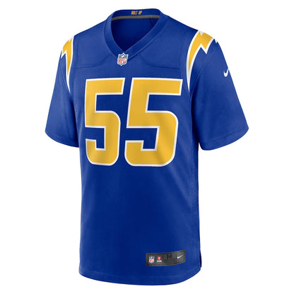 Junior Seau 55 Los Angeles Chargers Retired Player Alternate Game Men Jersey - Royal