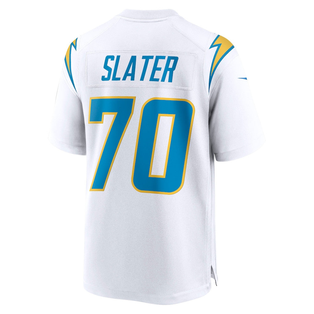 Rashawn Slater 70 Los Angeles Chargers Game Men Jersey - White