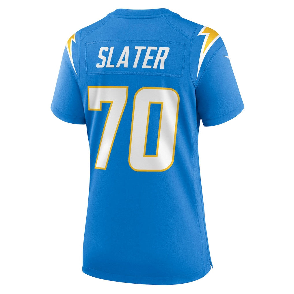 Rashawn Slater 70 Los Angeles Chargers Women's Game Jersey - Powder Blue