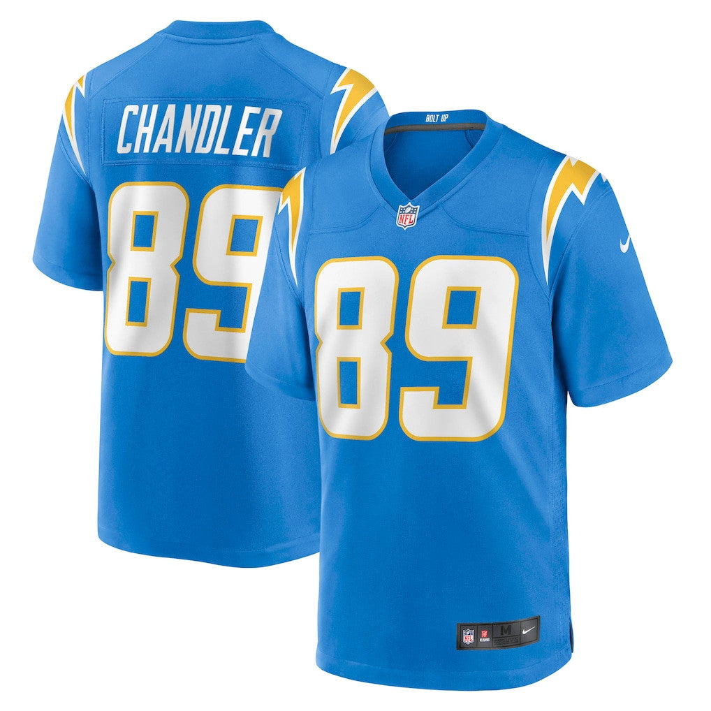 Wes Chandler 89 Los Angeles Chargers Retired Player Men Jersey - Powder Blue