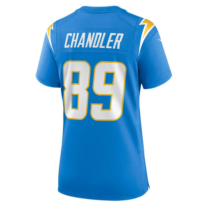 Wes Chandler 89 Los Angeles Chargers Women's Retired Player Jersey - Powder Blue