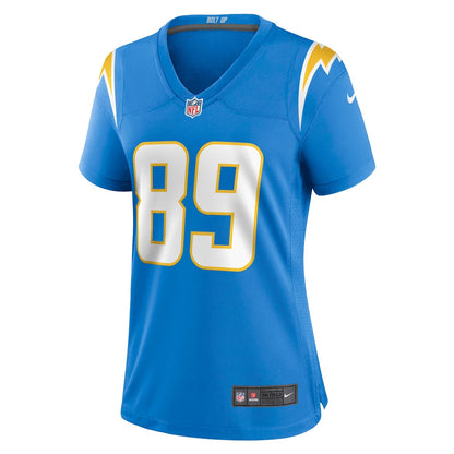 Wes Chandler 89 Los Angeles Chargers Women's Retired Player Jersey - Powder Blue