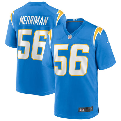 Shawne Merriman 56 Los Angeles Chargers Game Retired Player Men Jersey - Powder Blue