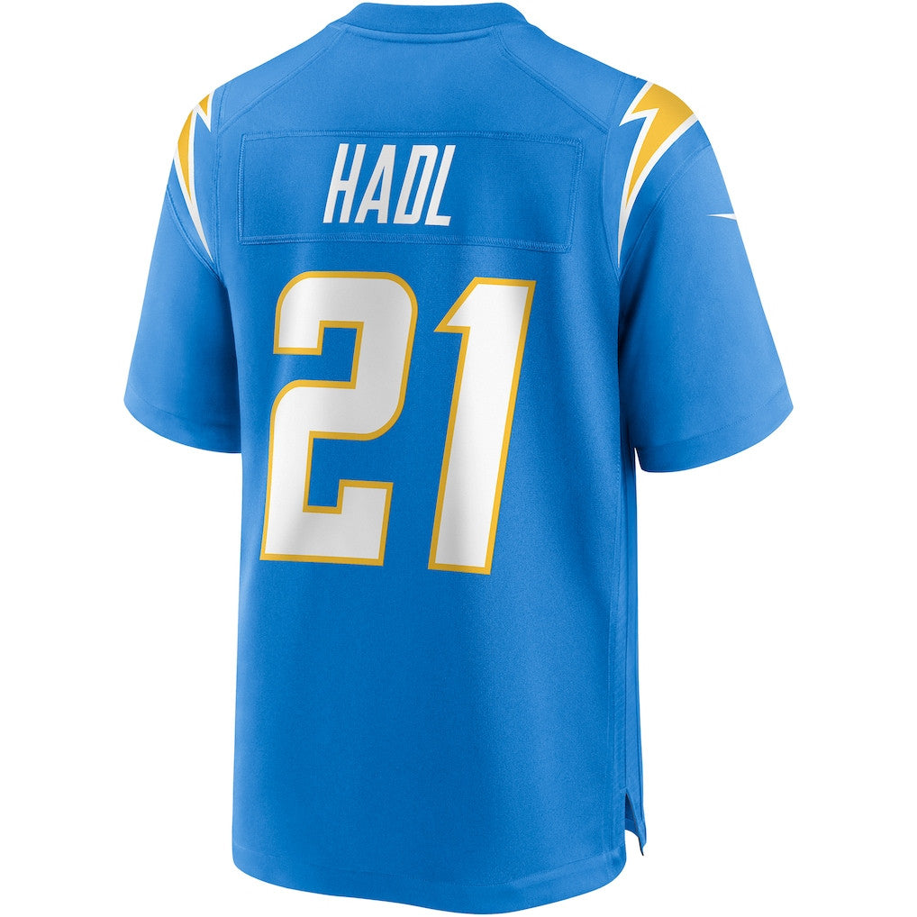 John Hadl 21 Los Angeles Chargers Game Retired Player Men Jersey - Powder Blue
