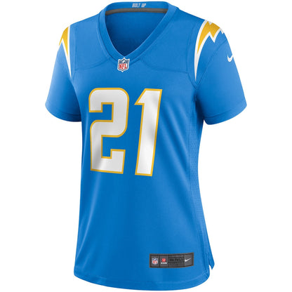 John Hadl 21 Los Angeles Chargers Women's Game Retired Player Jersey - Powder Blue