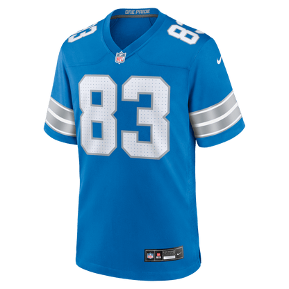 Tyler Conklin 83 Detroit Lions Team Game Men Jersey - Blue