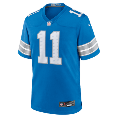 Damone Clark 11 Detroit Lions Team Game Men Jersey - Blue