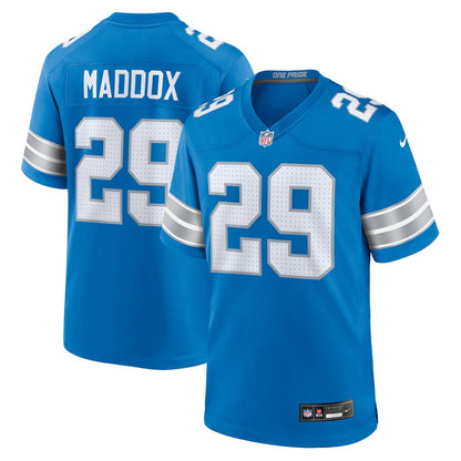 Avonte Maddox 29 Detroit Lions Team Game Men Jersey - Blue