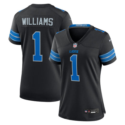 Jameson Williams 1 Detroit Lions Women's 2nd Alternate Game Player Jersey - Black
