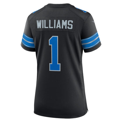 Jameson Williams 1 Detroit Lions Women's 2nd Alternate Game Player Jersey - Black