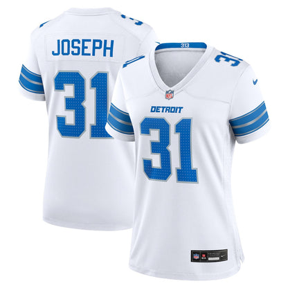Kerby Joseph 1 Detroit Lions Women's Game Jersey - White