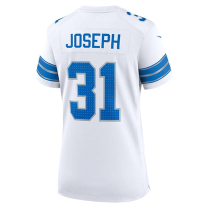 Kerby Joseph 1 Detroit Lions Women's Game Jersey - White