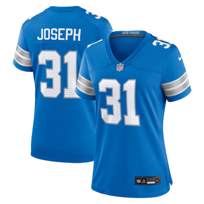 Kerby Joseph 1 Detroit Lions Women's Game Jersey - Blue