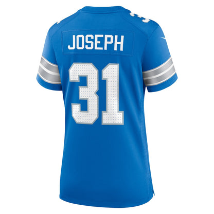 Kerby Joseph 1 Detroit Lions Women's Game Jersey - Blue