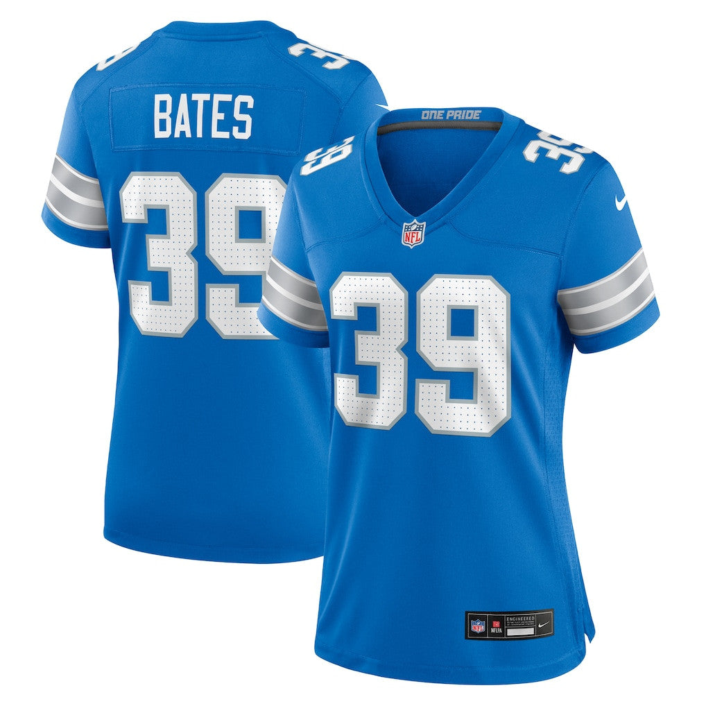 Jake Bates 39 Detroit Lions Women's Game Jersey - Blue
