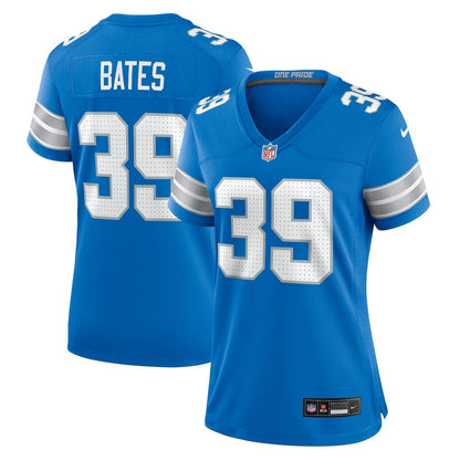 Jake Bates 39 Detroit Lions Women's Game Jersey - Blue