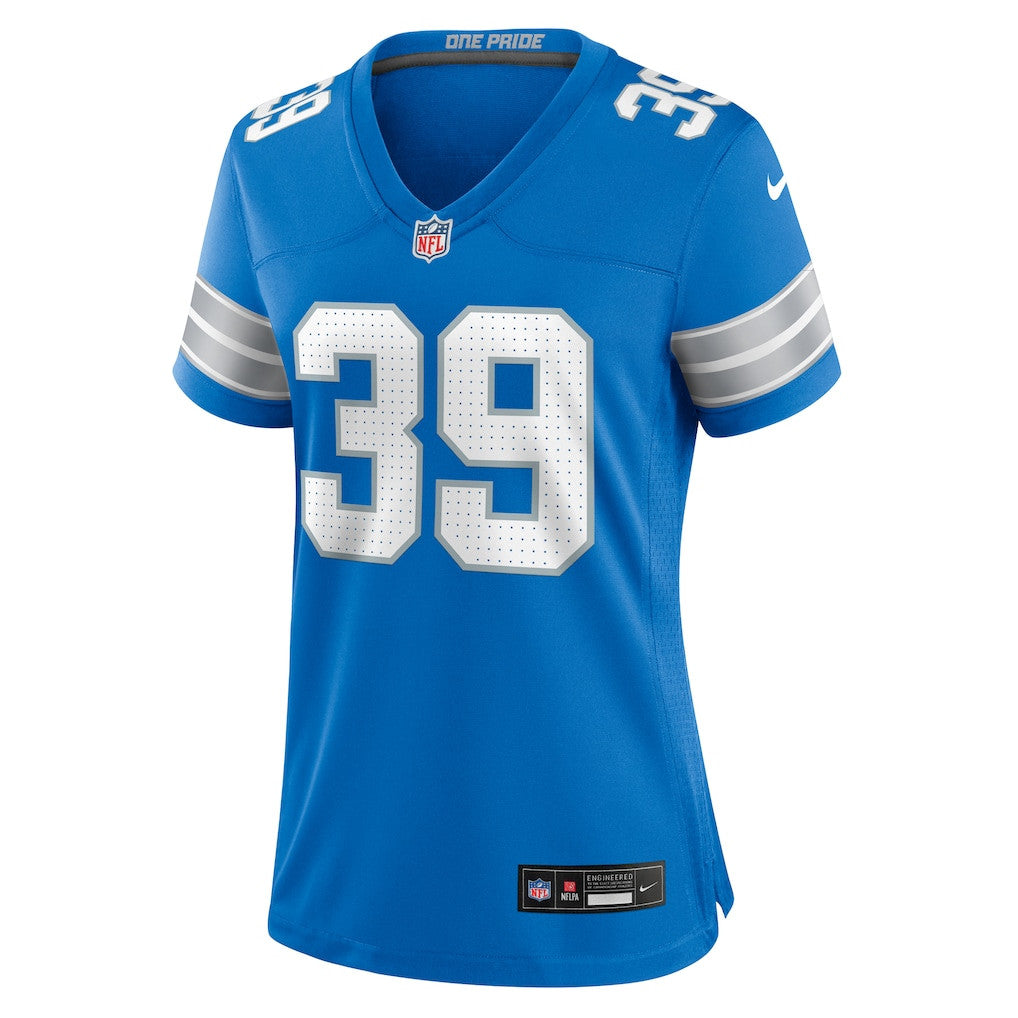 Jake Bates 39 Detroit Lions Women's Game Jersey - Blue