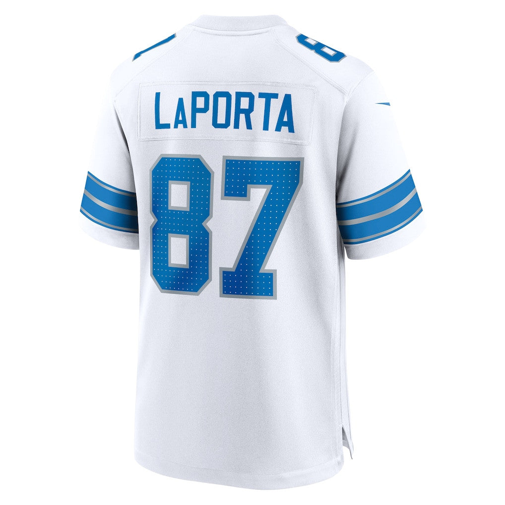 Sam LaPorta 87 Detroit Lions Game Men Jersey - White